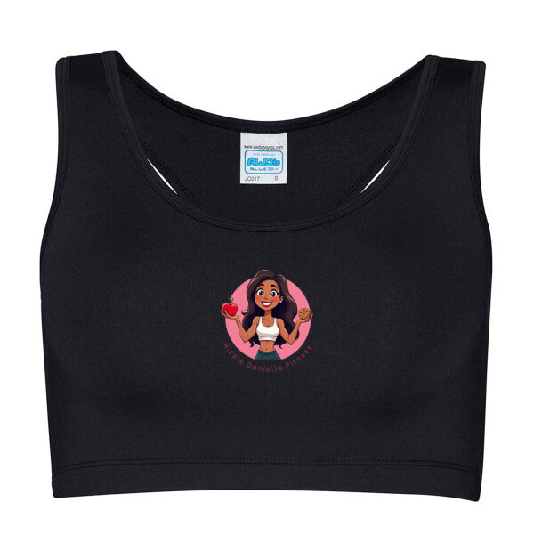 Nicole Danielle Fitness  - Girlie Sports Crop Top Thumbnail